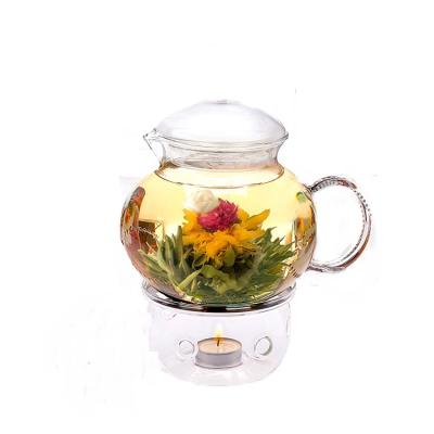 China Blooming Tea Tea Jasmine Lily Chrysanthemun Blooming Green Tea for sale