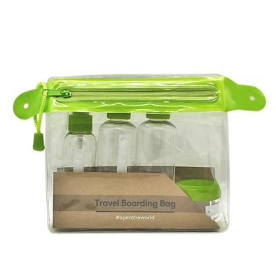 China Factory Custom Clear Transparent EVA Zipper Bag Travel Cosmetic Packaging Bag Makeup Brush Bag Reusable for sale