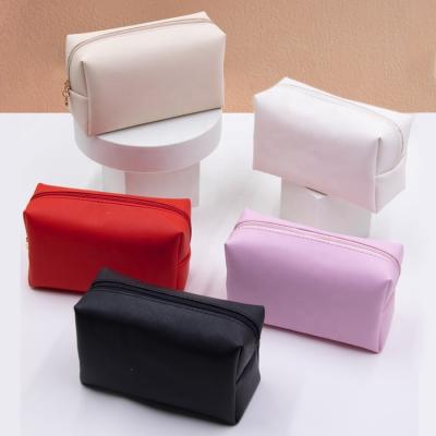 China OEM Fashion Portable Makeup Bag Custom Waterproof Cosmetic Travel Beauty Makeup Bags PU Leather Cosmetic Bag for sale