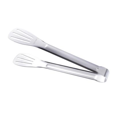 China Long Handle Stainless Steel Food Clip Pizza Bread BBQ Clip Tri-Wire Clips Serving Tongs for sale