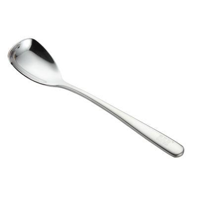 China Viable Wholesale Cheap Silver 304 Stainless Steel Icing Sugar Honey Desert Salt Spoon for sale