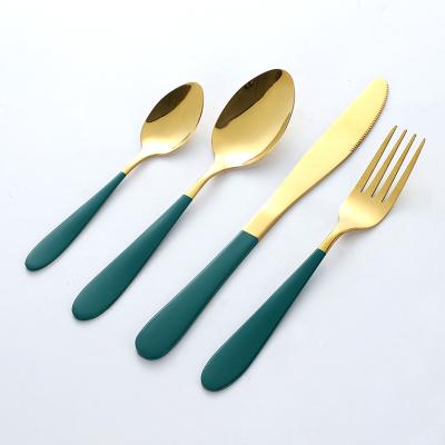 China Sustainable Grace Western Style Stainless Steel Hotel Wedding Dinnerware Cutlery Sets for sale