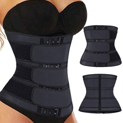 China Women Breathable Latex Waist Trainer Body Shaper Hook Zipper Bustiers Belly Cincher Rubber Tops Slimming Shapewear Girdle Plus Size for sale