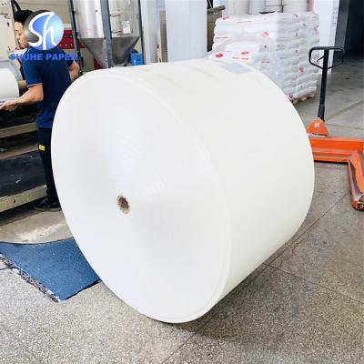 China China suppliers pe material paper waterproof pe coated manufacturer Wholesale Pe Coated paper vacuum roll for paper cup for sale