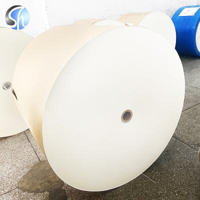 China Shuhe waterproof waterproof pe coated paperboard 170gsm high bulk PE coated paper roll for paper cup for sale