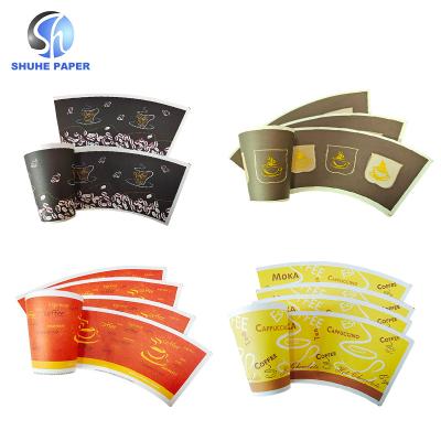 China Suppliers High Quality Waterproof Fan Paper Cup Food Grade Paper Cup Fan Cutting Paper Cup Fan Designs for sale