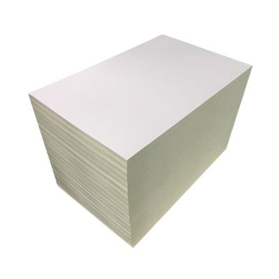 China Shuhe China factory price raw paper sheet paper cup fan material waterproof single sided white pe coated sheet paper for sale