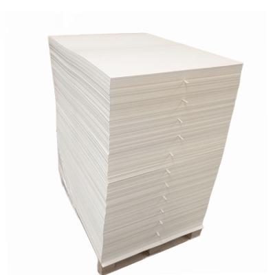 China Wholesale Customized Waterproof Paper Cup Fan Printing Materials Raw Paper Single Sided White Sheet Pe Coated Sheet Paper for sale