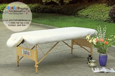 China Disposable heavy weight and soft feeling for massage table fleece pad set for sale