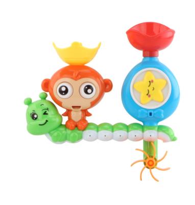 China 2021 Hot Selling Amazon ABS Baby Bathroom Hydrodynamic Water Toy Tube Toy Animal Educational Baby Toys Eco-Friendly for sale