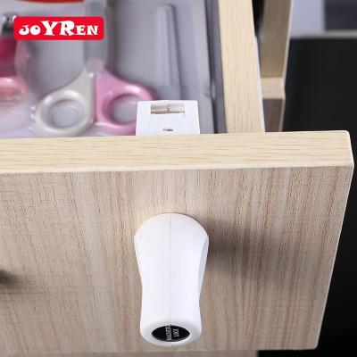 China Baby Products Easy Installation Pvc Child Safety Lock Safety Baby Magnetic Cabinet Locks for sale