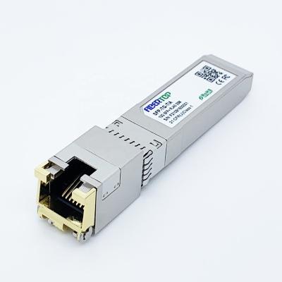 China 10G Ethernet Over Category 6a/7 FIBERTOP 10GBase-T Copper 30m SFP+ Twisted Copper Wiring Transceiver for sale