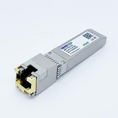 China 10G Ethernet Over Category 6a/7 FIBERTOP 10GBase-T 30m Copper SFP+ Twisted Copper Wiring Transceiver for sale