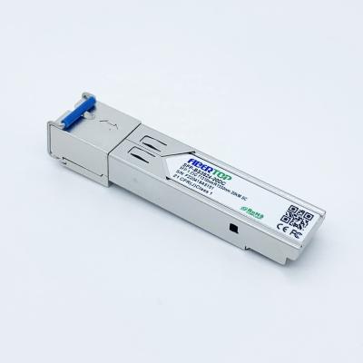 China 1G Fiber Channel FIBERTOP 1.25G BiDi 20km SFP SC 1310nmTX/1550nmRX Transceiver Module for sale