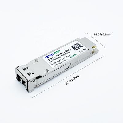 China 40G Switch and Router FIBERTOP 40G ER4 QSFP+ 1310nm 40km Optical Transceiver Module for sale