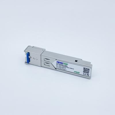 China Compatible Fiber Channel/Gigabit Ethernet HPE SFP-1G-BXD-20 1000BASE-BX 1.25G BiDi SFP 1310nm-TX/1550nm-RX 20km DOM Single Fiber SC SMF Transceiver Module for sale