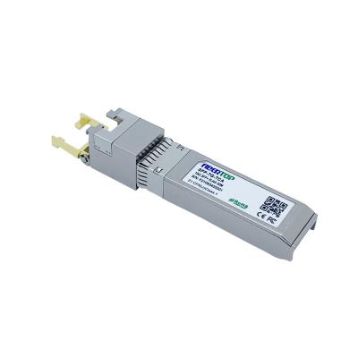 China 10GBASE-T FIBERTOP Replacement for Brocade 10G-SFPP-T Compatible 10GBASE-T SFP+ Copper RJ45 Transceiver for sale