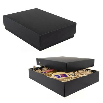 China 2022 Materials Recycled LOGO Eco Kraft Matt Finish Custom Easy Fold Self Assembly Flat Pack Gift Box for sale