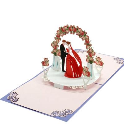 China Europe Wedding Decoration Heart Frame Greeting Cards Wedding Supplies Lovely for sale