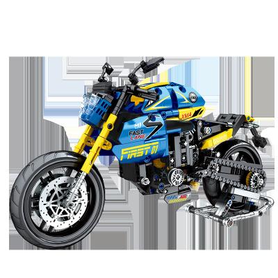 China Toy JUHANG 82001The League BMW G310R XMA Series Fast Lane Model 706/PCS Building Motorcycle Assemble Bricks Children DIY Toys for sale