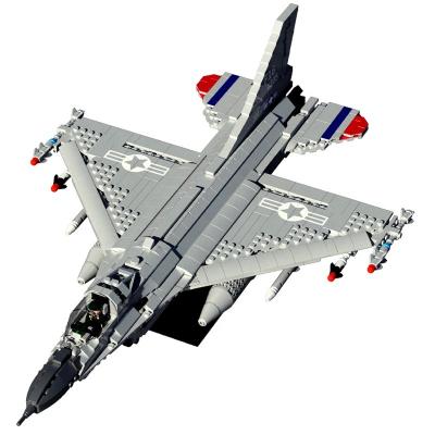 China Building Toy JUHANG 88013 Military Series F-16 Mini Flight Jet Blocks Gift Set Classic Building Toys Christmas Legoing Toys For Children for sale