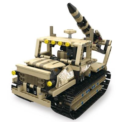 China Construction Toy Mold King 13012 Remote Control Electric Building Blocks DIY Military Vehicle Tank Car Rocket Launcher Building Blocks Toys for sale