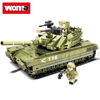 China Wholesale Military Building Toy WOMA C0116 Tank 2ww Model Assemble Toy Building Blocks For Boys Hobbies for sale