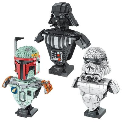 China Darth Lord Boba Fett Helmet Clone Figures Spielzeug Building Blocks KING Wars Model 21020 Death Stars Building Toy MOLD MOC for sale