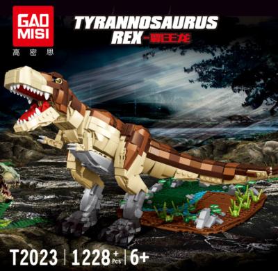 China T2023 Toy World Jurassic Dinosaur Model Ornaments Building Blocks Building Blocks For Boys Toys for sale