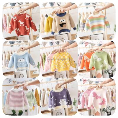 China Anti-wrinkle 2023 autumn and winter quality children's sweater soft warm children's knitted pullover wholesale for sale