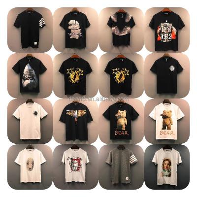 China Wholesale New 2023 Top Luxury Quality Anti-Wrinkle T-shirts Loose Cotton Men's T-shirts for sale