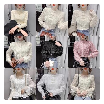 China 2023 Women's Blouse Chiffon Blouse New Long Sleeve Printed Fashion Blouse Anti-Shrink High Quality for sale