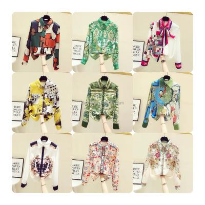 China 2023 high quality anti-shrink fashion women's blouse casual office shirt street wear women's blouse wholesale for sale