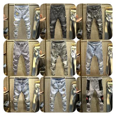 China High quality men's clothing style cheap men's breathable jeans slim men's jeans factory wholesale for sale