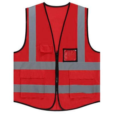 China Outdoor Safety Working Standard Size Reflector Safety Jackets High Quality Chaleco for sale