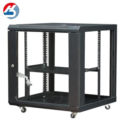 China 6U 9U 12U With Wheels server rack network cabinet wall mounted cabinet en venta