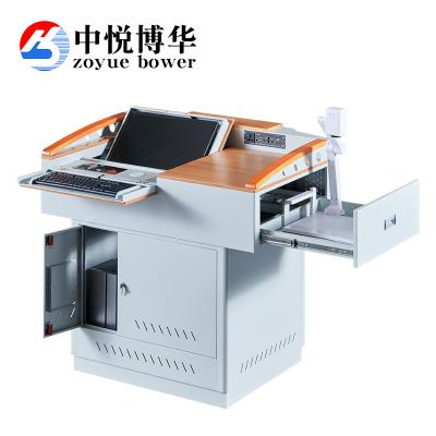 China Teacher podium table Multimedia teaching platform podium for school for sale