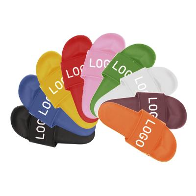 China CUSHIONING New Latest Custom Design Lady Cheap Women Slides Eva Pu Indoor Summer House Beach Sandals Shoes Men Slipper for sale