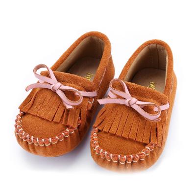 China Flat Fancy Design Colorful Suede Slip On Girls Moccasins Kids Baby Boy And Baby Casual Shoes for sale