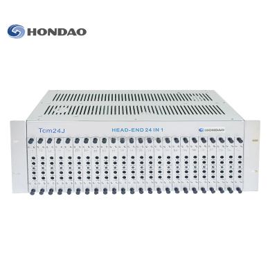 China FTTH Hondao 16 in 1 Fixed CATV Headend Equipment CATV MODULATOR Type for sale