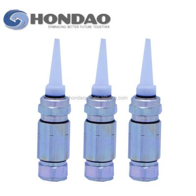 China CATV Hondao CATV Components QR500 5/8 Hose Cable RF Male Aluminum Trunk Connector for sale