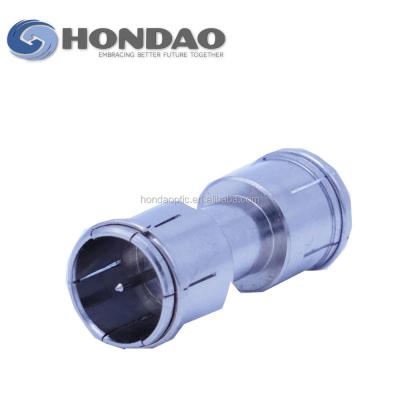 China CATV Hondao Manufacture Price CATV F Female To F Female Coaxial Cable Adapter RF Connector for sale