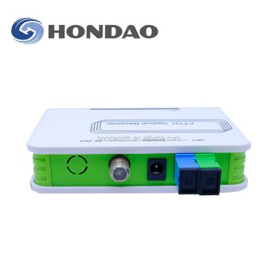 China Mini DBC FTTH Optical Receiver Node, this device adopts technology of high isolation WDM in order to separate CATV and ONU signal OR4014 for sale