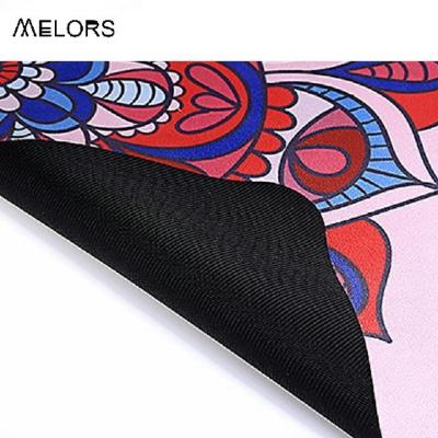 China High Quality Eco-friendly Rubber Pilates Exercise Fitness Gym Mat Yoga Matte Melors Wholesale Anti-Slip Suede Customized Color 183cm*68cm for sale