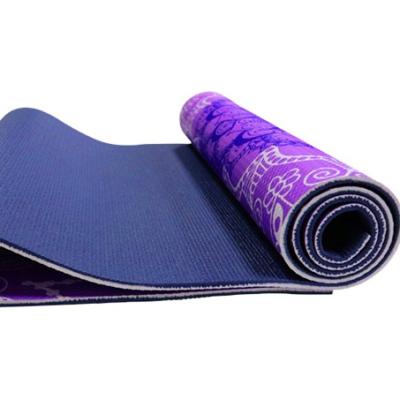 China Eco Friendly Yoga Club Melors Free Sample Anti Slip Exercise Fitness Printed PVC Custom Yoga Mat for sale