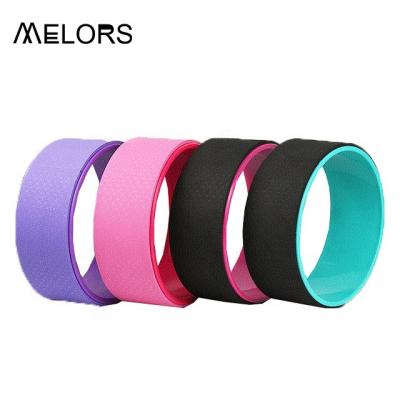 China Wholesale High Density Tension Back Release Aid Training Yoga Melors Resistance Eco-friendly Yoga Wheel for sale