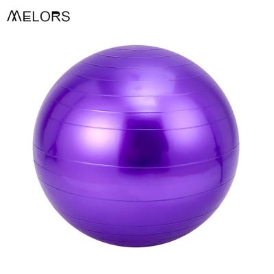 China Custom Logo Melors Logo Fitness Yoga Ball Eco-friendly Anti PVC Ball Eco-Friendly Exercise Ball for sale