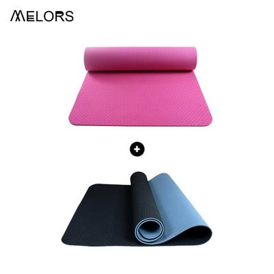 China Washable Waterproof Non-Toxic Material Melors Strip Durable Anti-Slip Yoga Mat And Kids Mat Set for sale