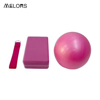 China Customized Washable Waterproof Non-toxic Logo Yoga Block Manufacturer Stability Balance Ball Fitness Resistance Band Anti-Slip Durable Band Set Pink From China Wholesale 65cm/14 12 33cm for sale