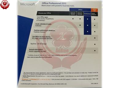 China Profissional de Microsoft Office mais 2013 o código chave, ativação em linha chave nova de FPP à venda